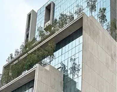 An AU Small Finance Bank office building